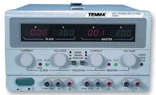 TENMA - 72-6615 - 稳压电源 台式 2 X 0-30V 5V 3A