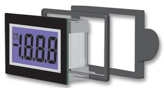 LASCAR - SP400-BLUE - 电压表，LCD 3.1/2 数字式，9 引脚