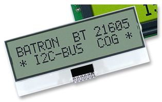 BATRON - BTHQ21605V-COG-FSRE-I2C - 液晶显示屏模块 A/N 2X16