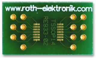 ROTH ELEKTRONIK - RE933-02 - 针脚转换板 SMD TSSOP-14 0.65mm