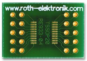 ROTH ELEKTRONIK - RE933-04 - 针脚转换板 SMD TSSOP-20 0.65mm