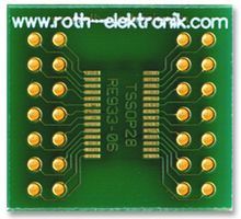 ROTH ELEKTRONIK - RE933-06 - 针脚转换板 SMD TSSOP-28 0.65mm