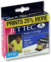 JETTEC - E112Y - 打印墨盒 T0804 兼容型 黄色
