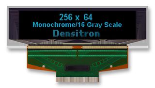 DENSITRON - DD-25664BE-1A - 显示屏 OLED 256X64 蓝色