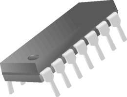 STMICROELECTRONICS - TS556IN - 芯片 定时器 CMOS 双路 14DIP