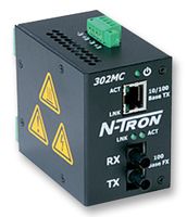 N-TRON - 302MC-N-ST - 工业以太网媒介转换器 ST