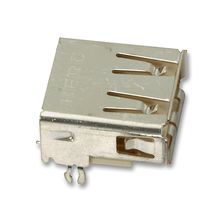 LUMBERG - 2410 02 - 连接器 USB插座 A型 PCB直角安装