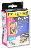 JETTEC - E108 - 打印墨盒 兼容T067+30% 彩色
