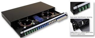 OPTRONICS - S03SCS16 - 抽屉式配线板 16X SC DX 单模 适配器