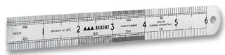 RABONE - 35-400 - 直尺 不锈钢制 64R 6英寸/150mm