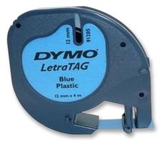 DYMO - S0721650 - 标签打印带 塑料 蓝色 12mmX4m