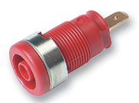 HIRSCHMANN - SEB2610 F 4.8 RED - 插孔 安全型 4MM 红色